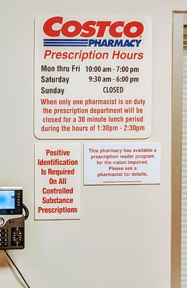 Costco Pharmacy | 6555 N Decatur Blvd, Las Vegas, NV 89131, USA | Phone: (702) 415-2328