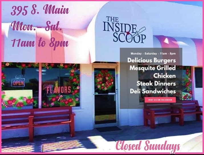 The Inside Scoop | 395 S Main St, Moapa Valley, NV 89040, USA | Phone: (702) 397-2055