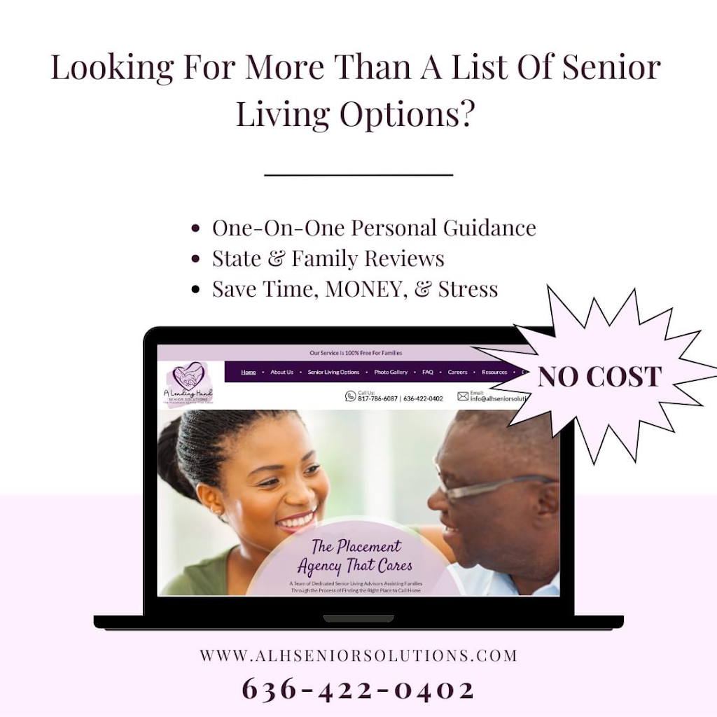 A Lending Hand Senior Solutions STL | 232 Countryshire Dr, Lake St Louis, MO 63367, USA | Phone: (636) 422-0402