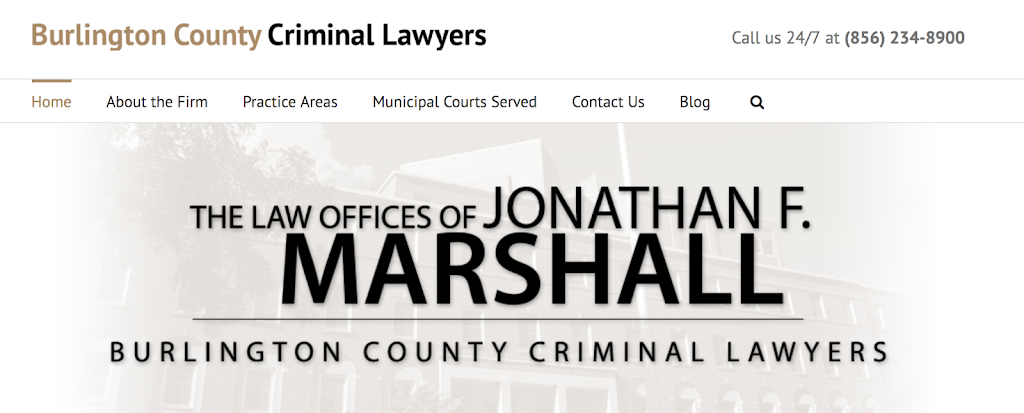 Law Offices of Jonathan F. Marshall | 217 High St #201, Mt Holly, NJ 08060, USA | Phone: (609) 491-2110