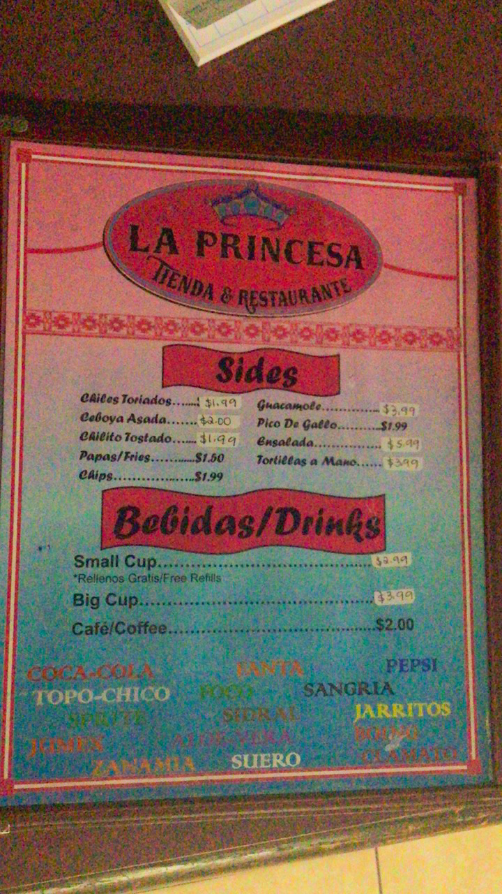 La Princesa Restaurante y Tienda | 20 Thoroughbred Plaza, Winchester, KY 40391, USA | Phone: (859) 644-5153