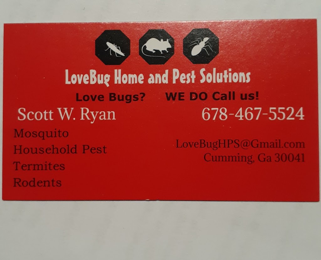 Lovebug Home and Pest Solutions | 2695 Pilgrim Mill Rd, Cumming, GA 30041, USA | Phone: (678) 467-5524