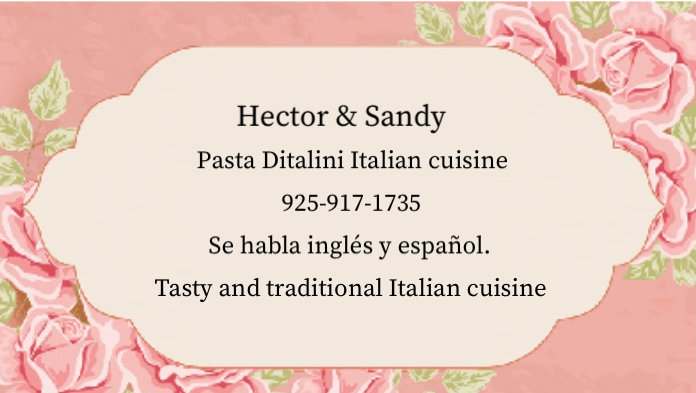 Pastas Ditalini Italian cuisine | 24 Sharon Dr, Bay Point, CA 94565, USA | Phone: (925) 917-1735