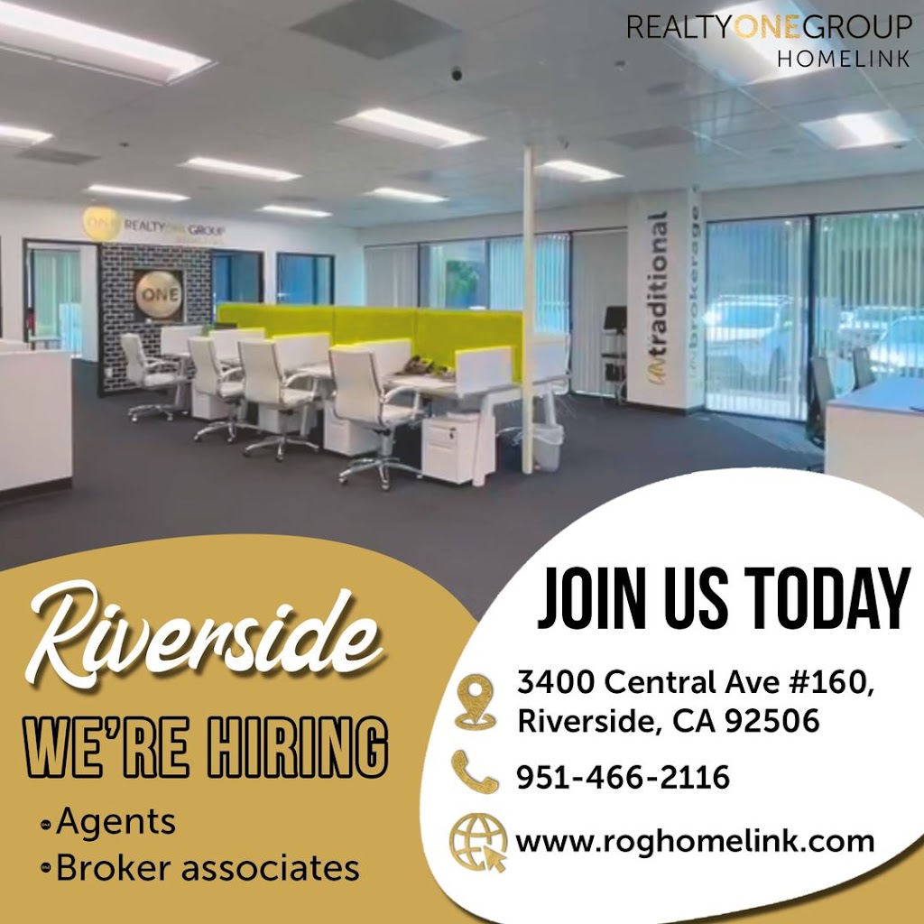 Realty ONE Group Homelink | 3400 Central Ave, Riverside, CA 92506 | Phone: (951) 466-2116