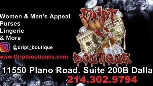DripT Boutique | 9696 Skillman St Suite #389, Dallas, TX 75243, USA | Phone: (214) 302-9794