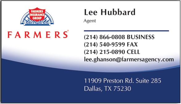 Farmers Insurance - Lee Hubbard | 1883 Quail Ln, Richardson, TX 75080, USA | Phone: (214) 215-0890