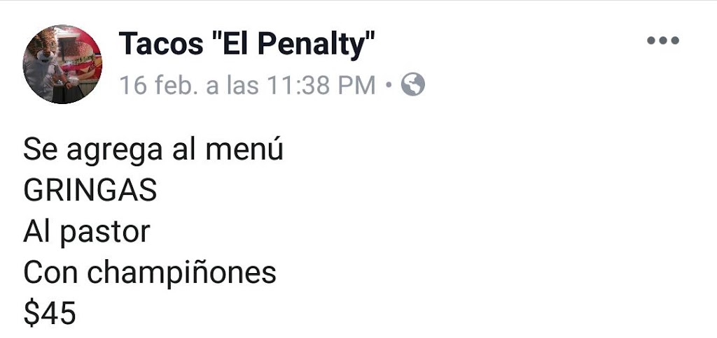 Tacos el penalty | Puerto Nápoles 1418, Tierra Nueva I, 32599 Cd Juárez, Chih., Mexico | Phone: 656 656 8351