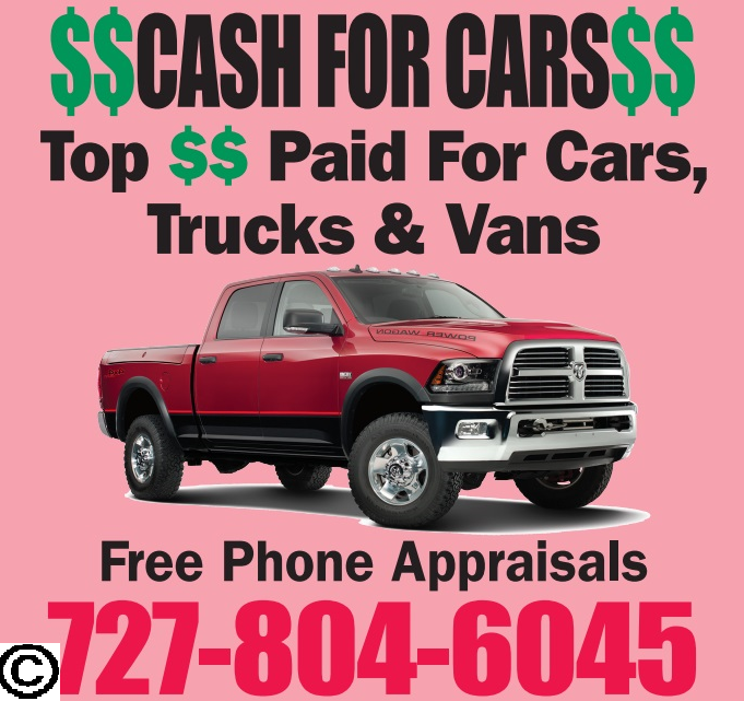 CASH FOR CARS | 12480 44th St N, Clearwater, FL 33762, USA | Phone: (727) 804-6045