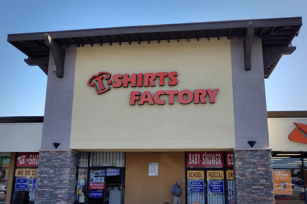 T-Shirts Factory Custom Printing | 2337 S Bristol St, Santa Ana, CA 92704, USA | Phone: (714) 552-5501