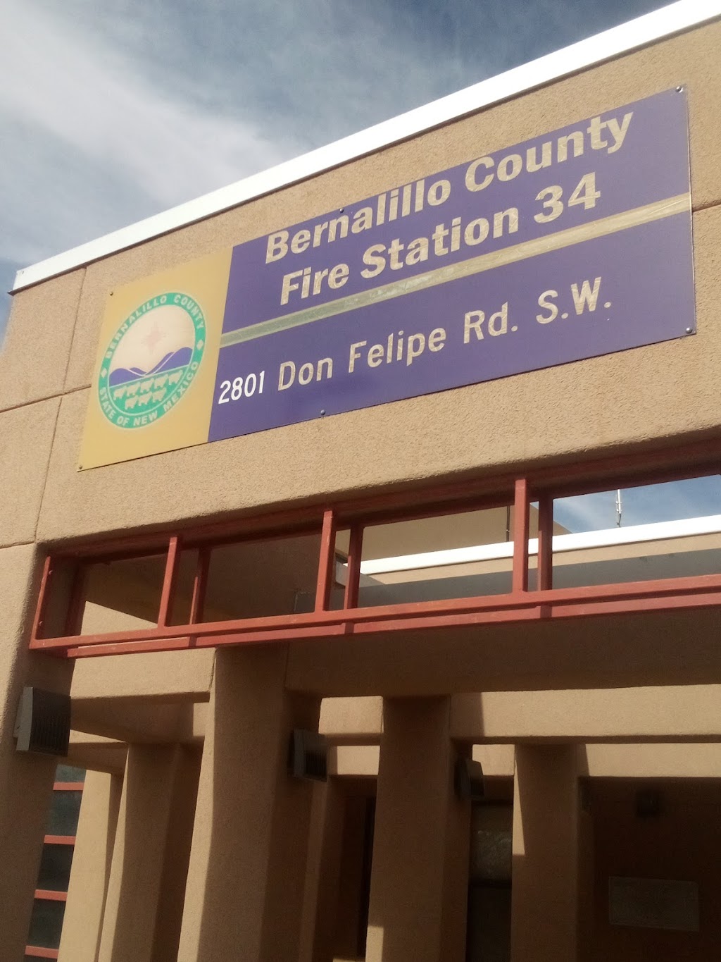 Bernalillo County Fire Department Station 34 | 2801 Don Felipe Rd SW, Albuquerque, NM 87105, USA | Phone: (505) 314-0080