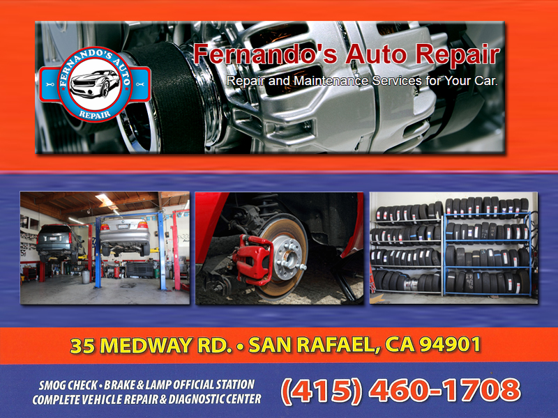 Fernandos Auto | 35 Medway Rd, San Rafael, CA 94901, USA | Phone: (415) 251-3260