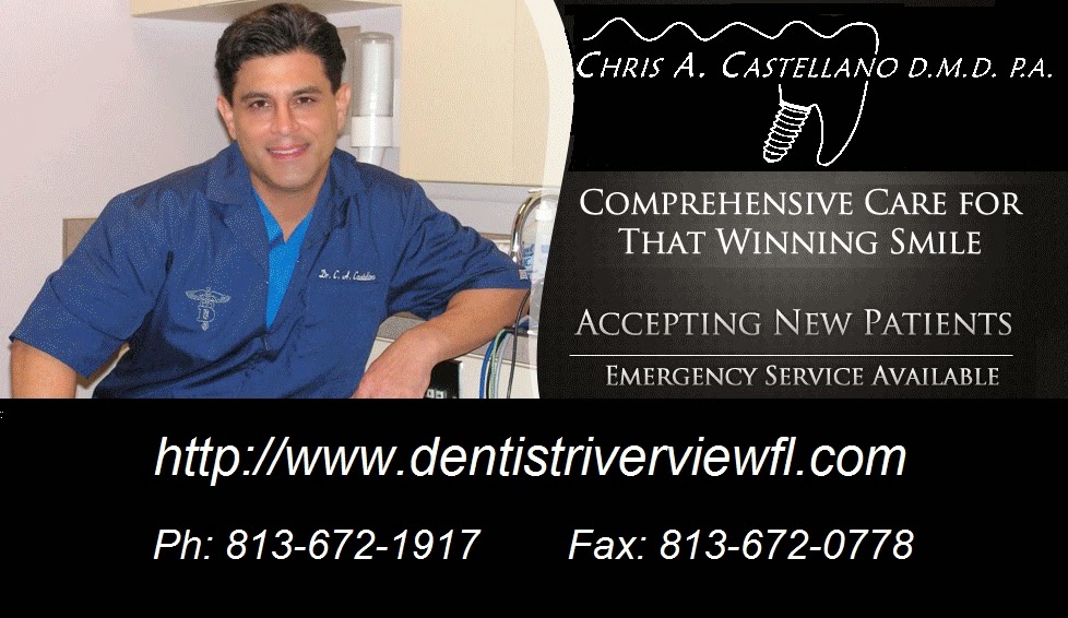 Chris A. Castellano D.M.D. P.A. | 6917 US-301, Riverview, FL 33578, USA | Phone: (813) 672-1917