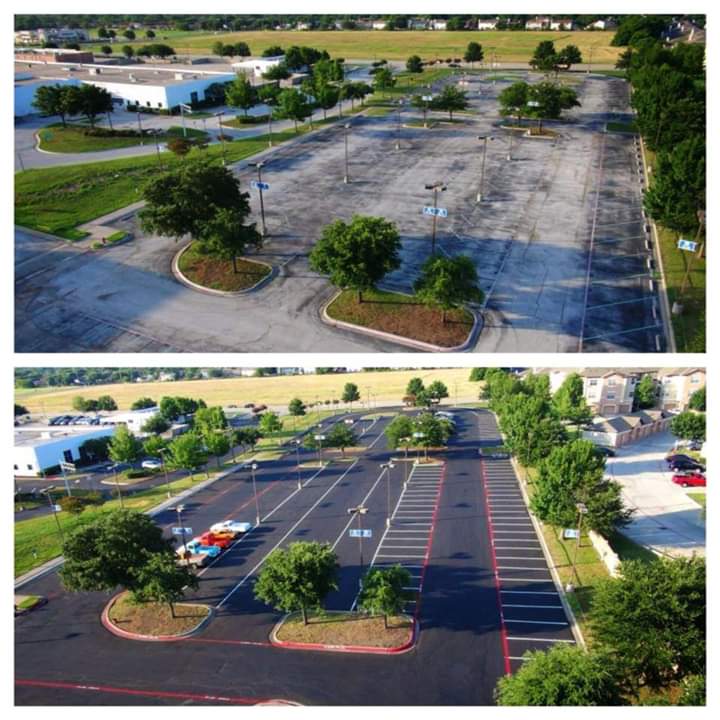 DFW Striping & Sealcoating | 7001 Eden Tap Rd Unit B, Kennedale, TX 76060, USA | Phone: (817) 500-3314