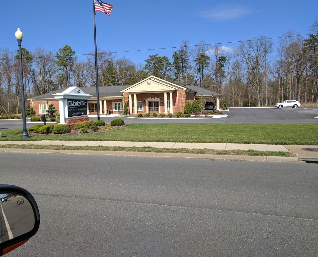 JT Morriss & Son Funeral Home | 3050 W Hundred Rd, Chester, VA 23831, USA | Phone: (804) 748-2500
