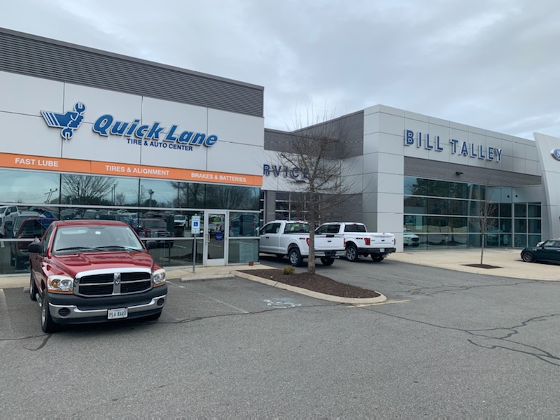 Quick Lane at Bill Talley Ford | 6280 Mechanicsville Turnpike, Mechanicsville, VA 23111, USA | Phone: (804) 427-5629