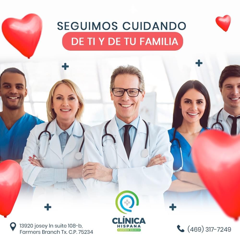 Clinica Hispana | 13920 Josey Ln, Farmers Branch, TX 75234, USA | Phone: (469) 317-7249