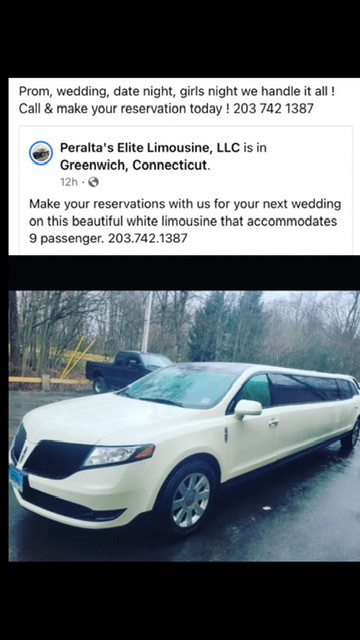 Peraltas Elite Limousine | 9 Walnut St, Cos Cob, CT 06807, USA | Phone: (203) 742-1388