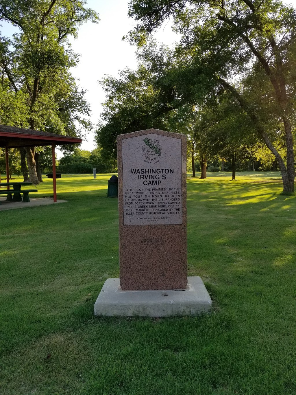 Washington Irving Memorial Park and Arboretum | 13700 S Memorial Dr, Bixby, OK 74008, USA | Phone: (918) 366-4430