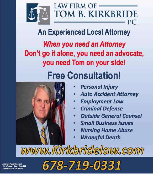 Law Firm of Tom B. Kirkbride, P.C. | 125 Flat Creek Trail Suite 140, Fayetteville, GA 30214, USA | Phone: (678) 719-0331