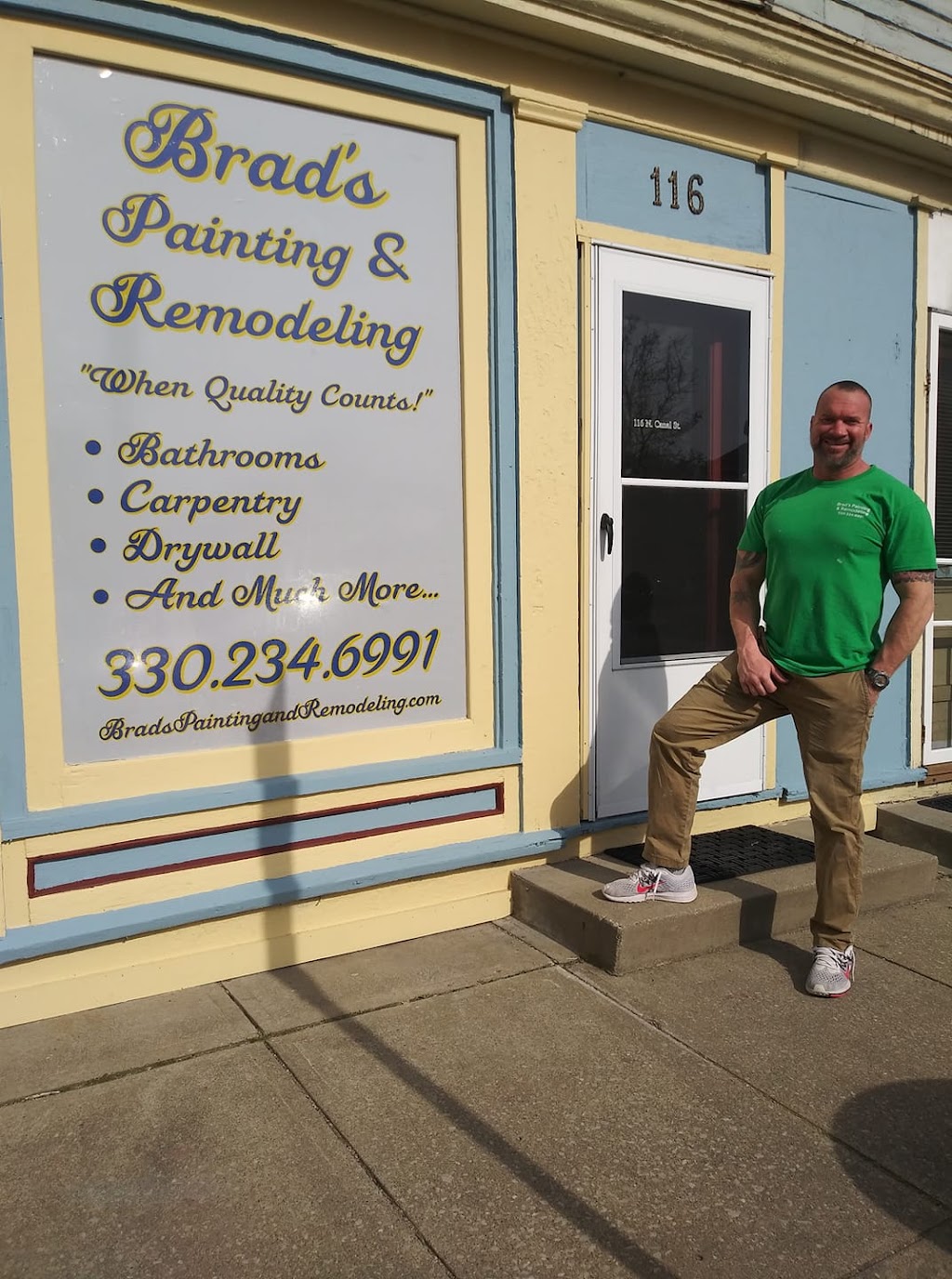 Brads Painting & Remodeling LLC | 116 N, Canal St N, Canal Fulton, OH 44614, USA | Phone: (330) 234-6991