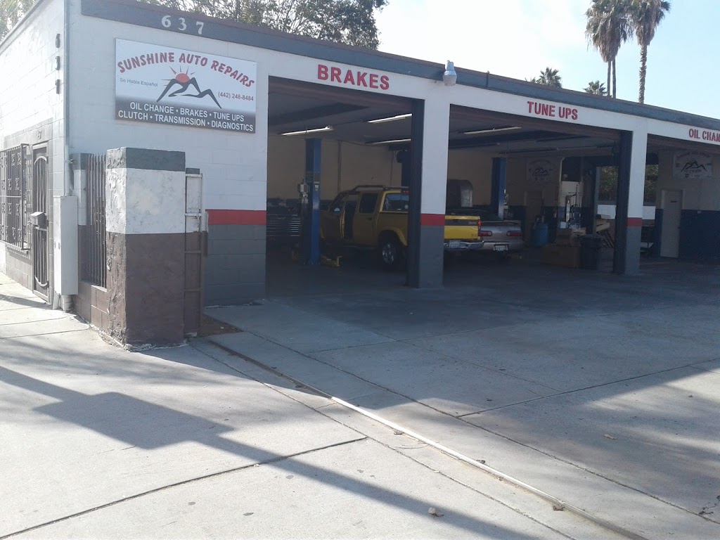 Sunshine Foreign & Domestic Auto Repair | 637 S Escondido Blvd, Escondido, CA 92025, USA | Phone: (442) 248-8484