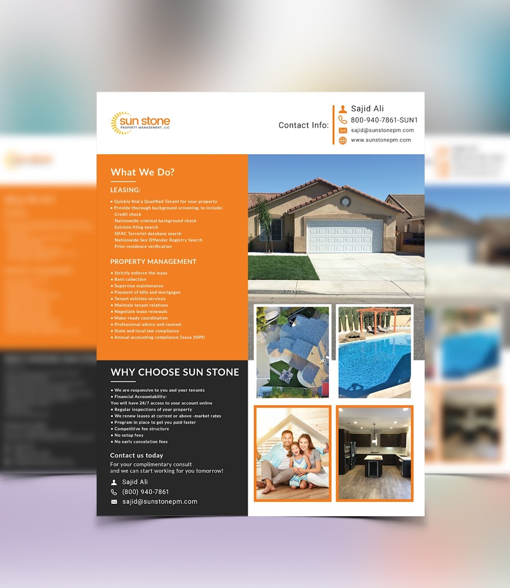 Sun Stone Property Management | 285 E Holt Ave, Pomona, CA 91767, USA | Phone: (800) 940-7861