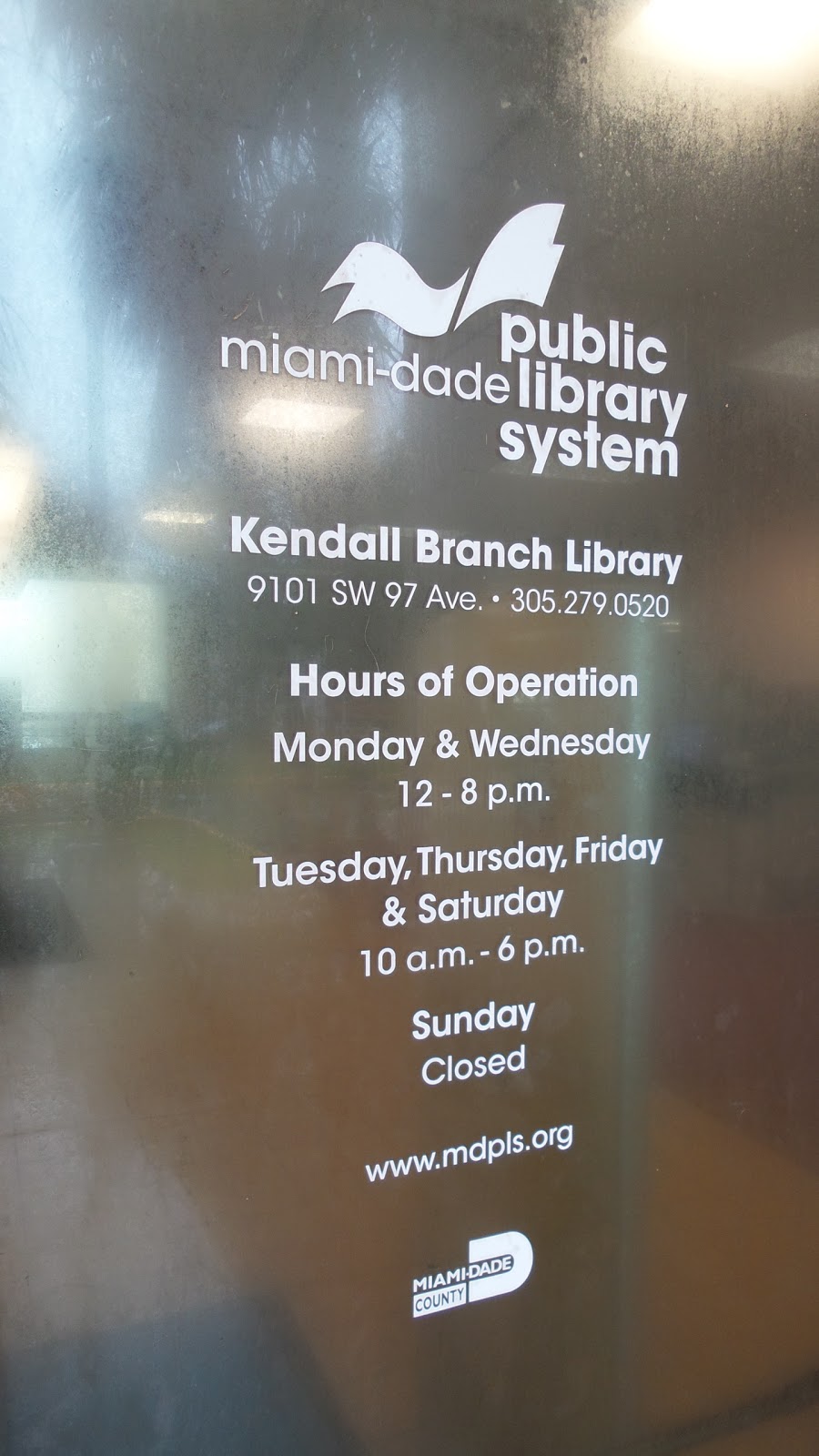 Kendall Branch Library | 9101 SW 97th Ave, Miami, FL 33176, USA | Phone: (305) 279-0520