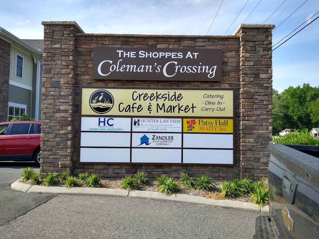 Creekside Cafe & Market | 6824 Colemans Crossing Ave, Hayes, VA 23072, USA | Phone: (804) 642-5378