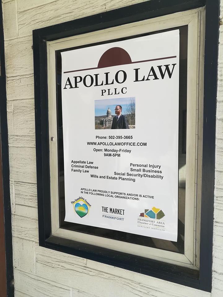 Apollo Law PLLC | 622 Shelby St, Frankfort, KY 40601, USA | Phone: (502) 395-3665