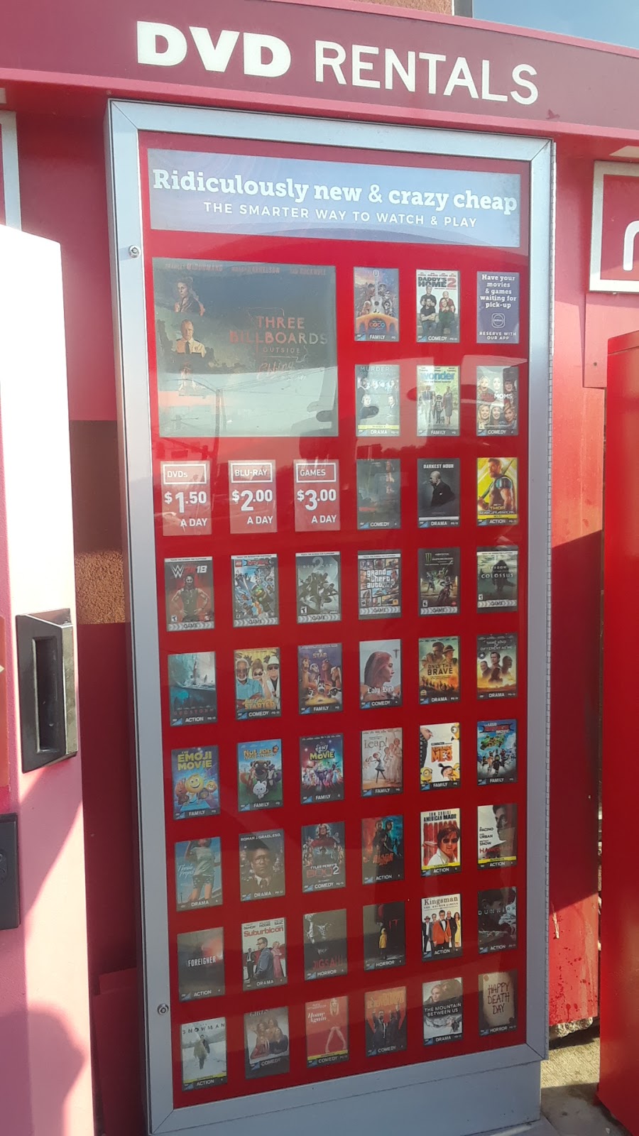 Redbox | 3000 Service Rd, Ceres, CA 95307, USA | Phone: (866) 733-2693