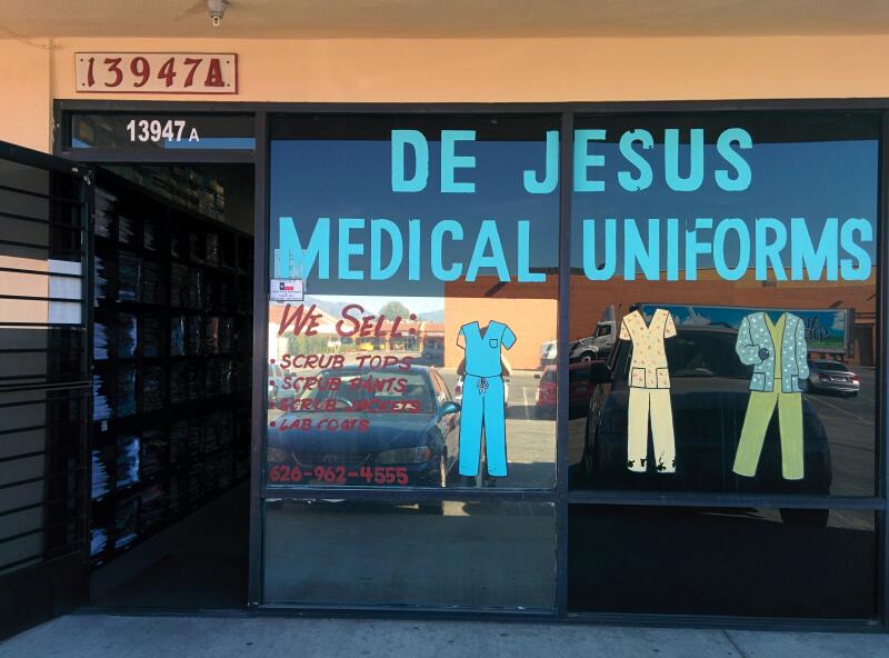 De Jesus Medical Uniforms | 13947 Amar Rd, Bassett, CA 91746, USA | Phone: (626) 962-4555