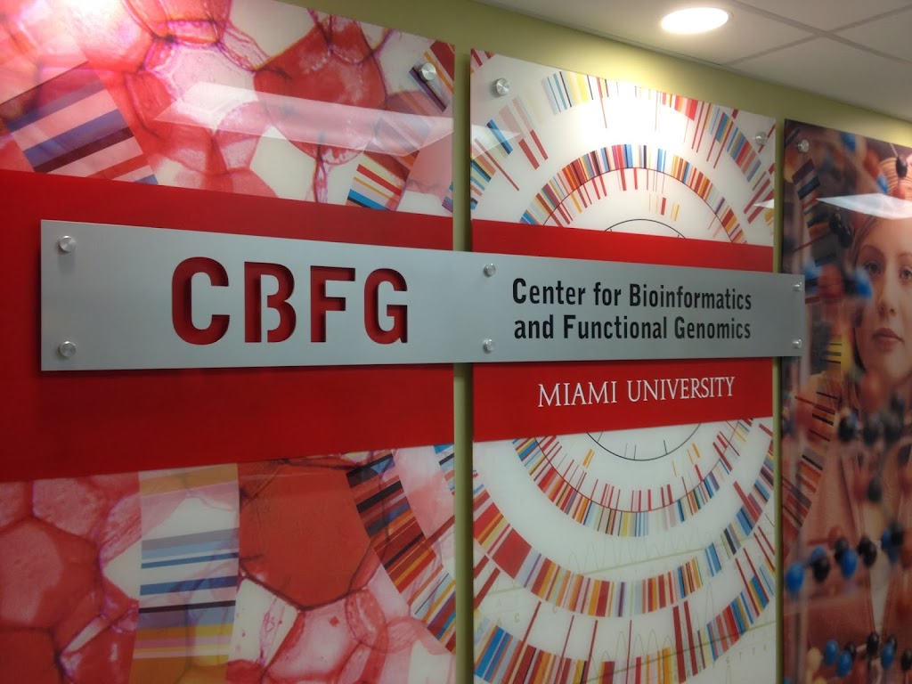 Center for Bioinformatics and Functional Genomics | 700 E High St, Oxford, OH 45056, USA | Phone: (513) 529-4280