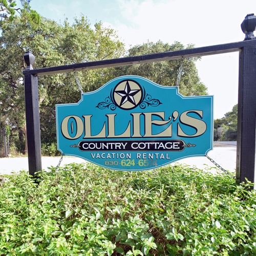 Ollies Country Cottage | 5411 Purgatory Rd, New Braunfels, TX 78132, USA | Phone: (830) 624-6574