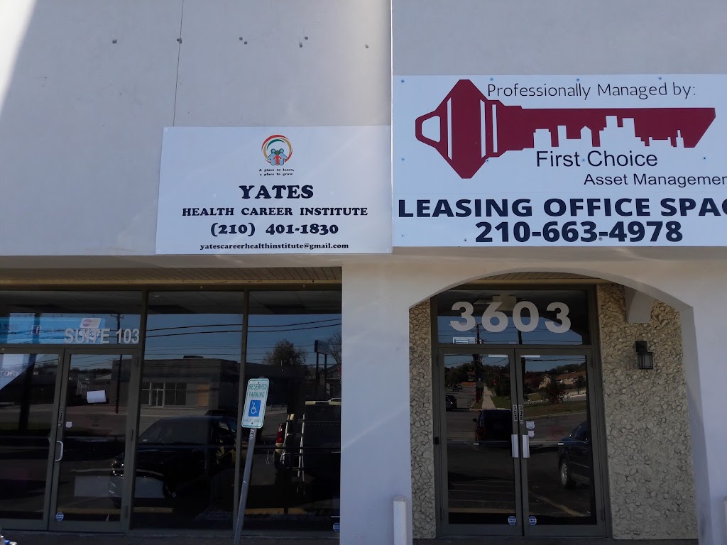 Yates Health Career Institute | 3603 Fredericksburg Rd #129, San Antonio, TX 78201, USA | Phone: (210) 401-1830