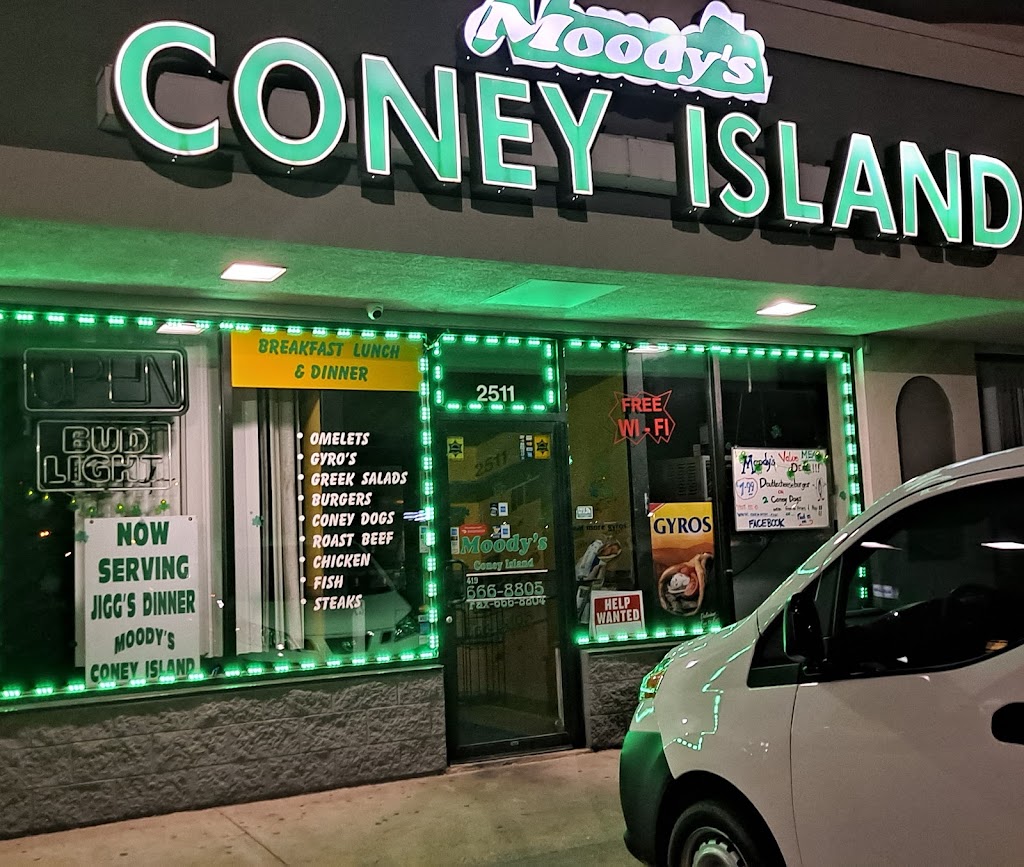 Moodys Coney Island Diner | 2511 Oregon Rd, Northwood, OH 43619, USA | Phone: (419) 666-8805