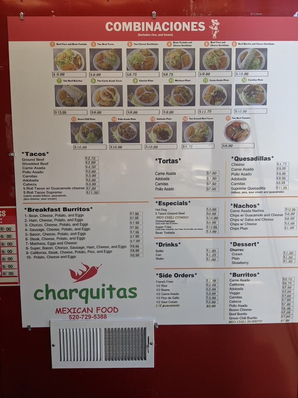 Charquitas Mexican Food | 16335 S Houghton Rd, Vail, AZ 85641, USA | Phone: (520) 729-5388