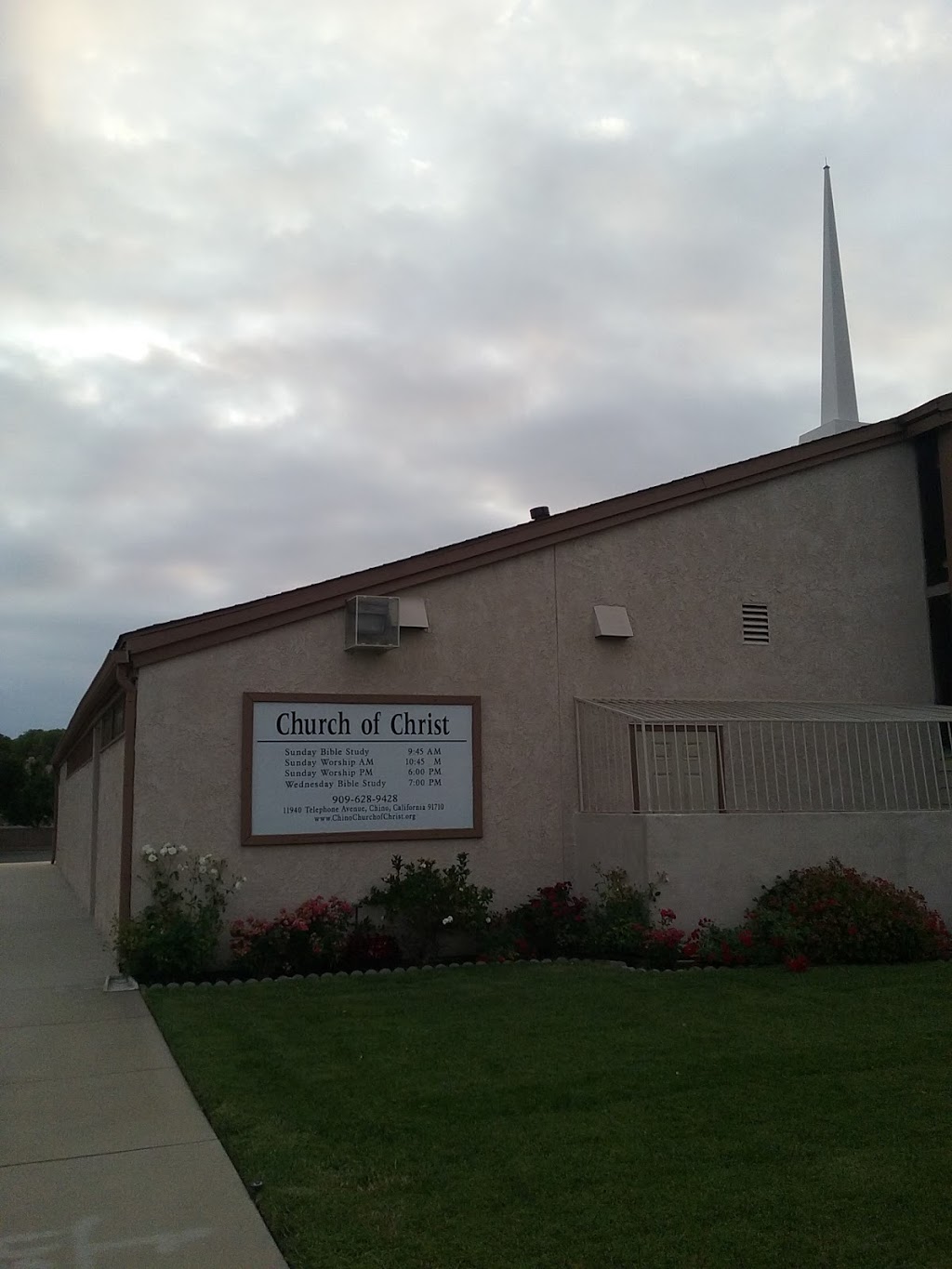 Church of Christ | 11940 Telephone Ave, Chino, CA 91710, USA | Phone: (909) 628-9428