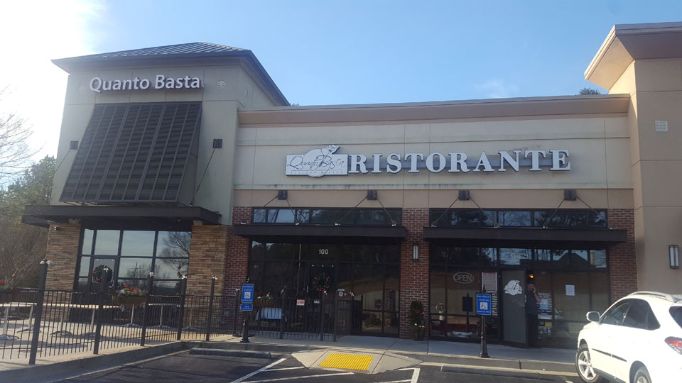 Quanto Basta | 2950 Buford Hwy, Cumming, GA 30041, USA | Phone: (678) 455-3444