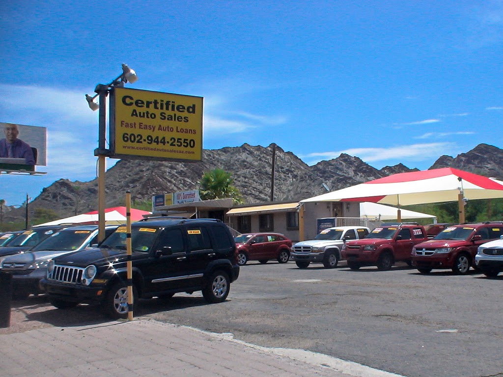 Certified Auto Sales | 10055 N Cave Creek Rd, Phoenix, AZ 85020 | Phone: (602) 944-2550