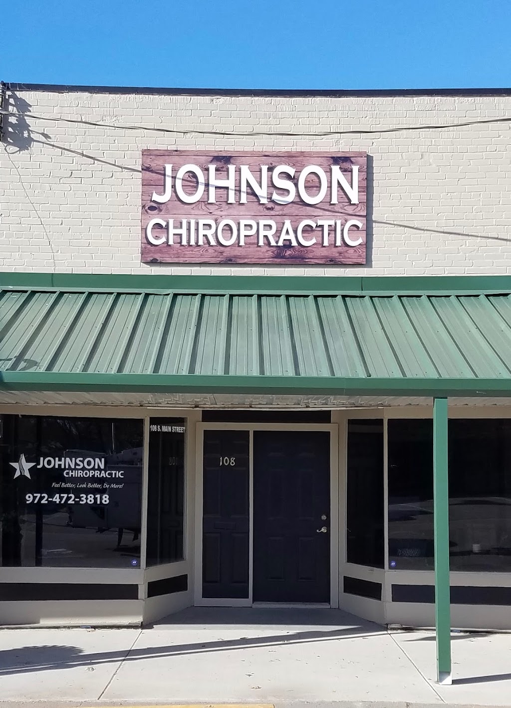 Johnson Chiropractic | 108 S Main St, Crandall, TX 75114, USA | Phone: (972) 472-3818