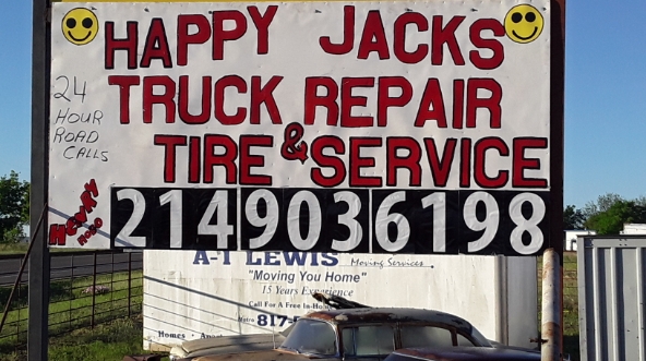 Happyjacks Truck Repair And Tire Service | 3230 S Hwy 77, Waxahachie, TX 75165, USA | Phone: (214) 903-6198