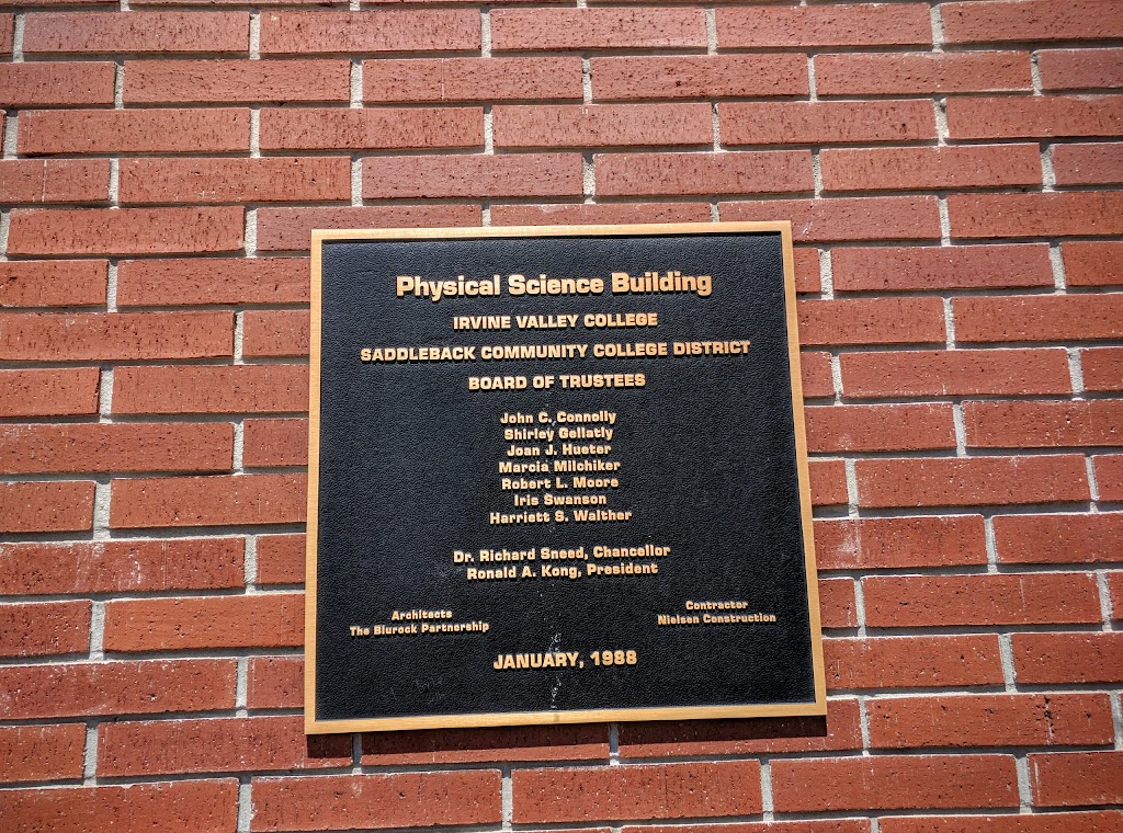 Irvine Valley College Physical Sciences Building | 5500 Irvine Center Dr, Irvine, CA 92618, USA | Phone: (949) 451-5214