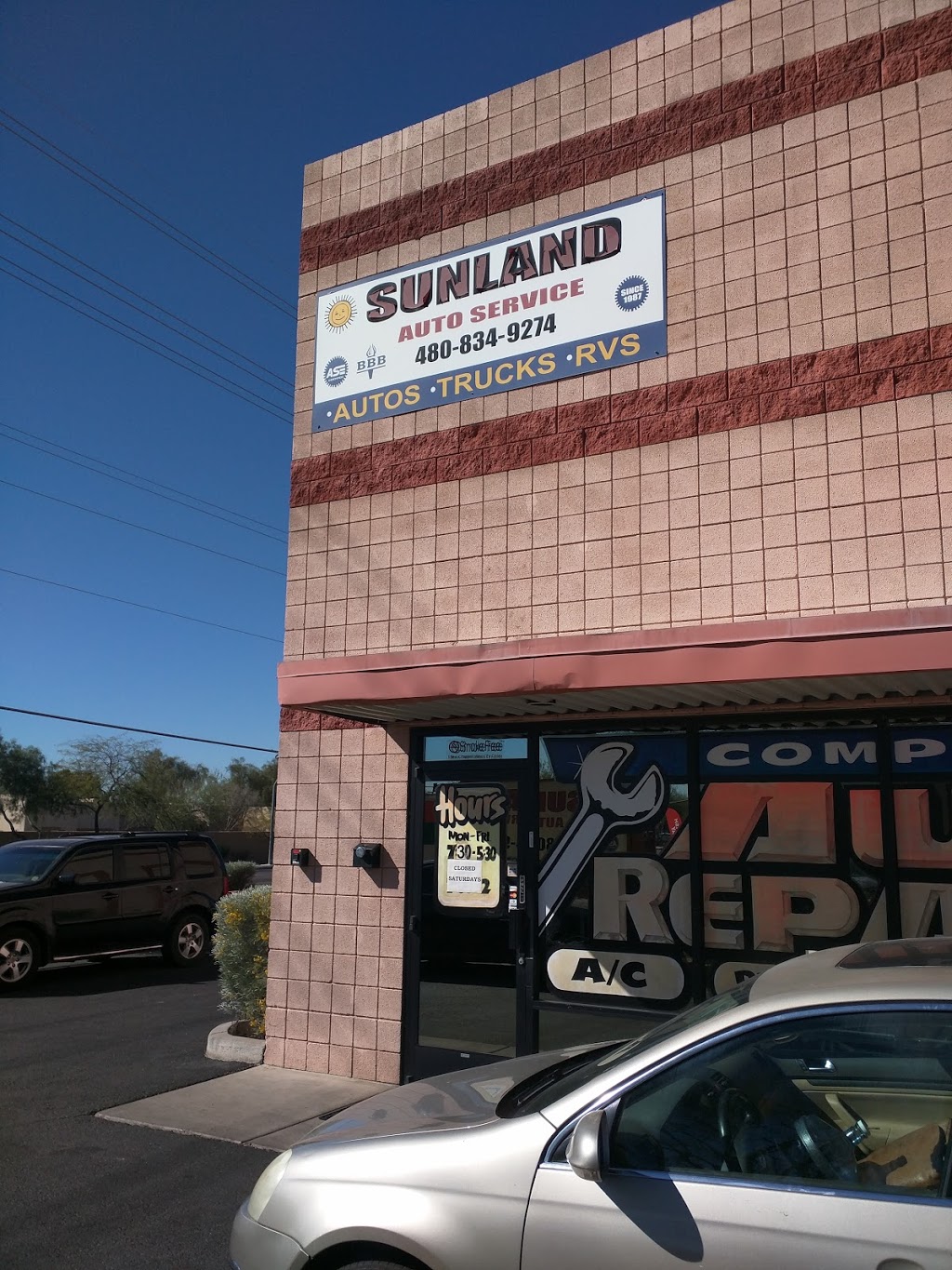 Sunland Auto Service | 3530 E Broadway Rd, Mesa, AZ 85204, USA | Phone: (480) 834-9274