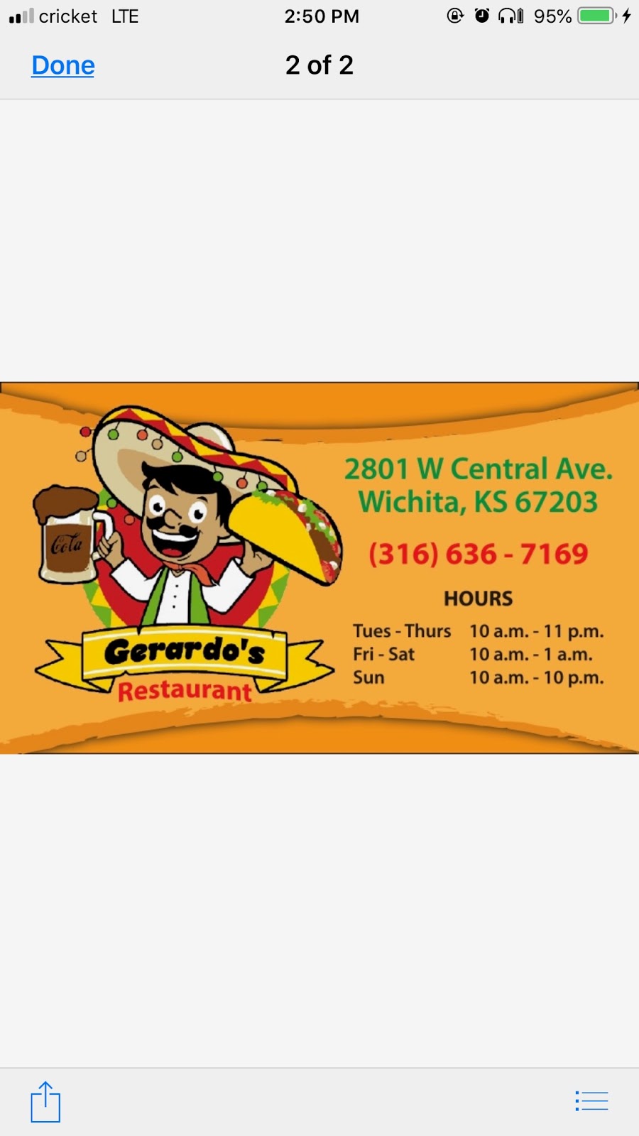 Gerardos Restaurant | 2801 W Central Ave, Wichita, KS 67203, USA | Phone: (316) 636-7169