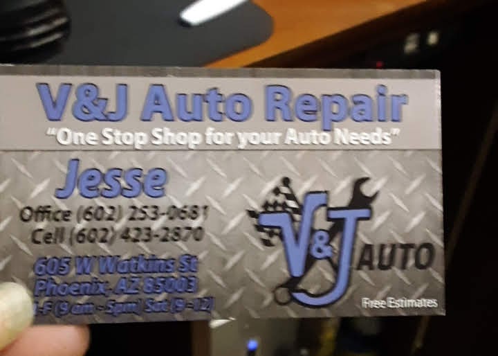 V & J Auto Repair | 605 W Watkins St, Phoenix, AZ 85003, USA | Phone: (602) 423-2870