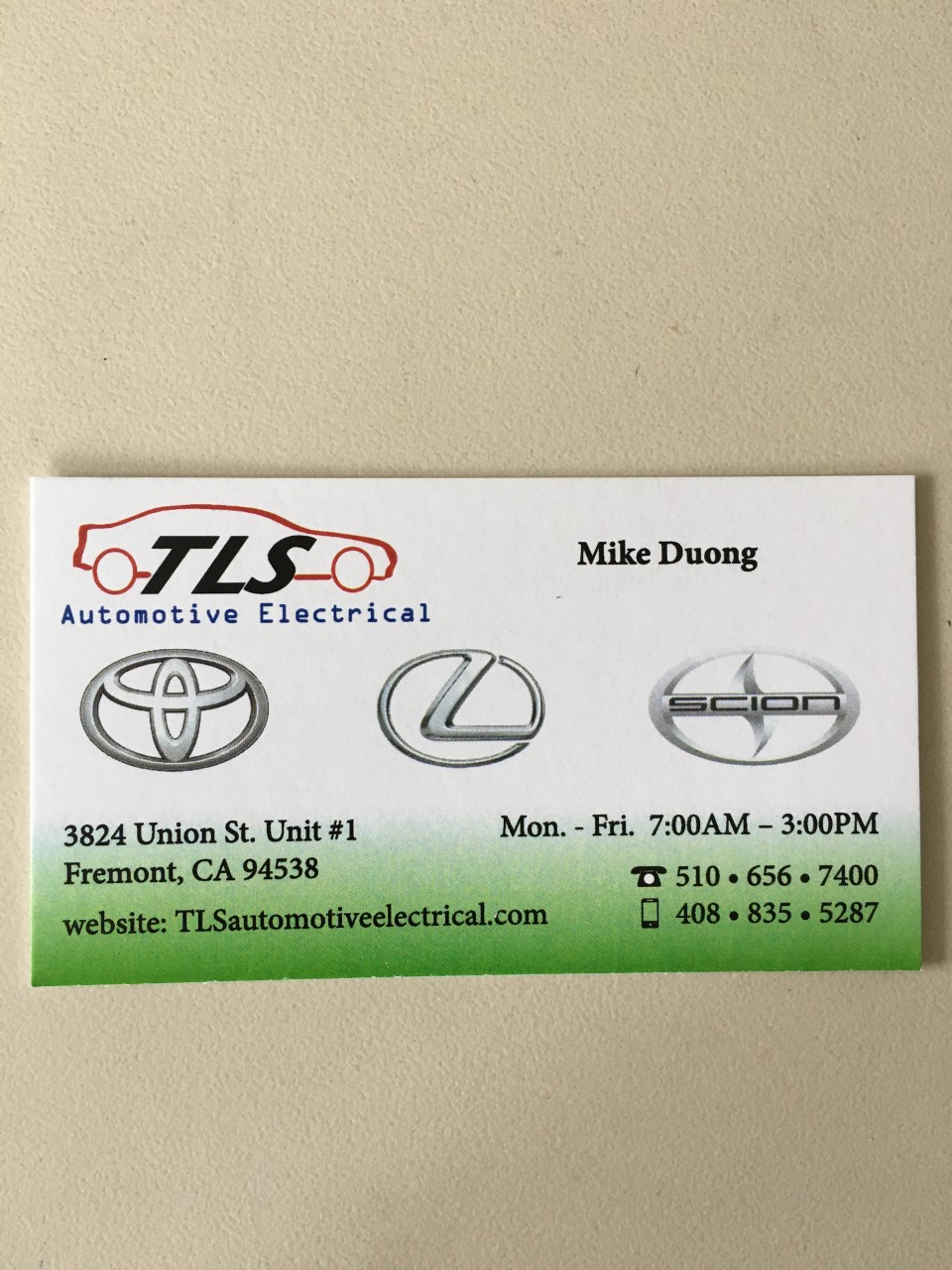 TLS Automotive Electrical | 3824 Union St Suite 1, Fremont, CA 94538, USA | Phone: (510) 656-7400