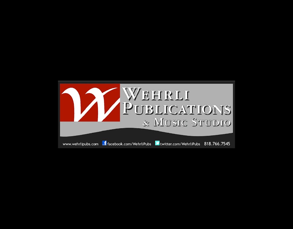 Wehrli Publications and Music Studio | 12830 Burbank Blvd, Valley Village, CA 91607, USA | Phone: (818) 766-7545