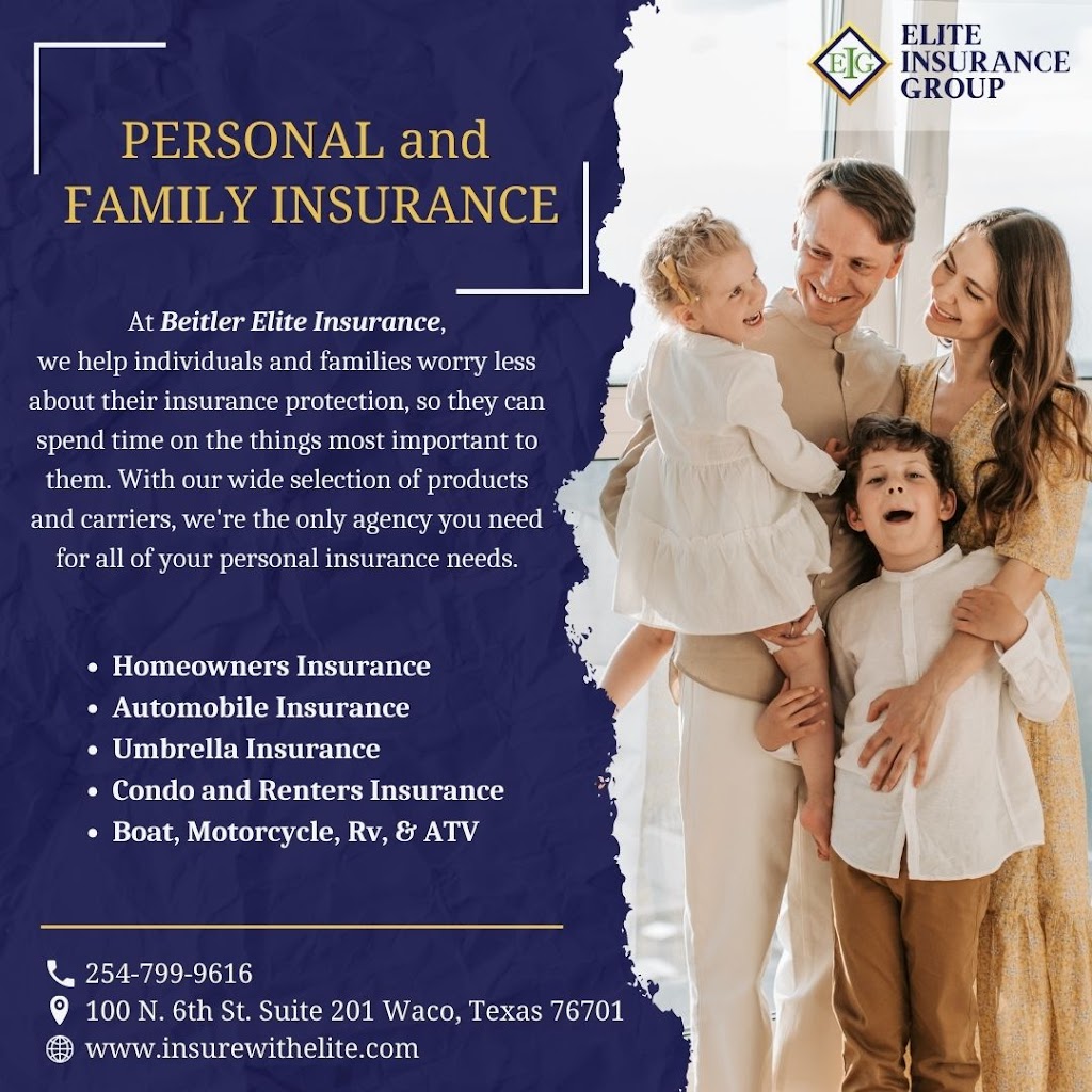 Elite Insurance Group | 100 N 6th St #201, Waco, TX 76701, USA | Phone: (512) 523-5909