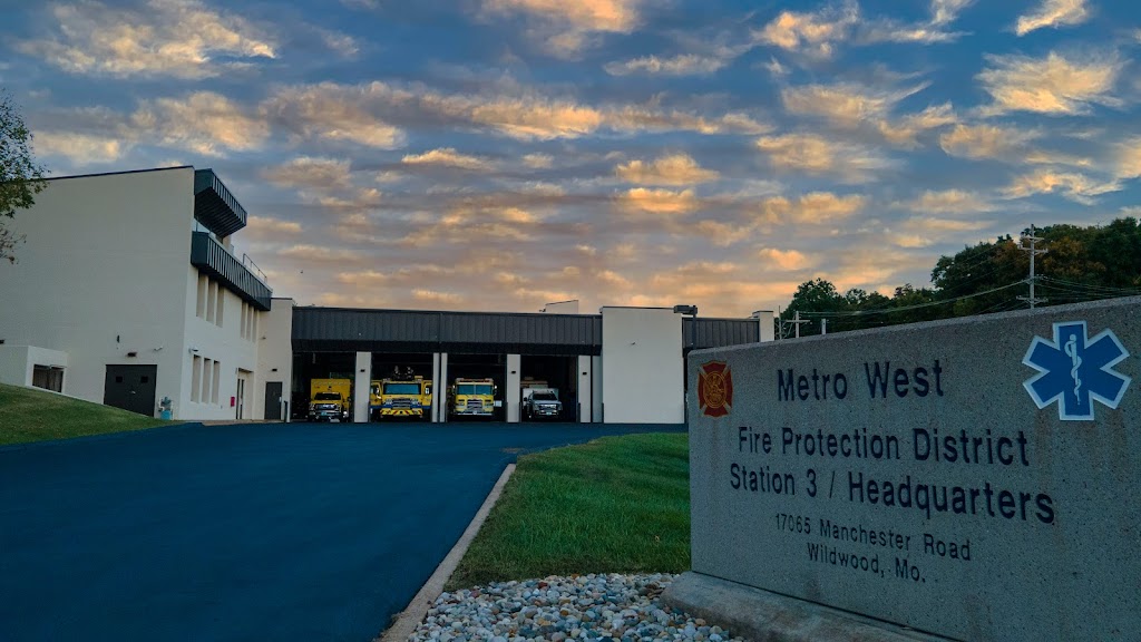 Metro West Fire Protection District | 17065 Manchester Rd, Grover, MO 63040, USA | Phone: (636) 458-2100