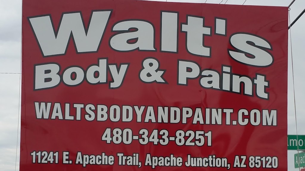 Walts Body & Paint | 11241 E Apache Trail, Apache Junction, AZ 85120, USA | Phone: (480) 343-8251